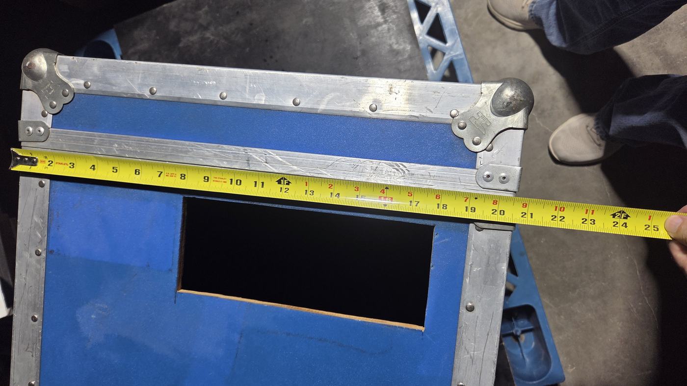 Vintage ANVIL Heavy-Duty ATA Flight / Road Case with 19" Rack Rails (Blue), photo 4