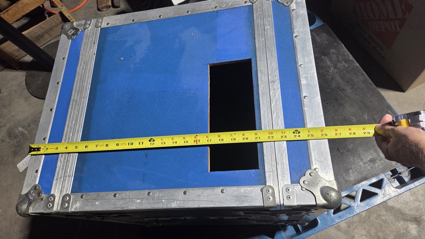 Vintage ANVIL Heavy-Duty ATA Flight / Road Case with 19" Rack Rails (Blue), photo 5