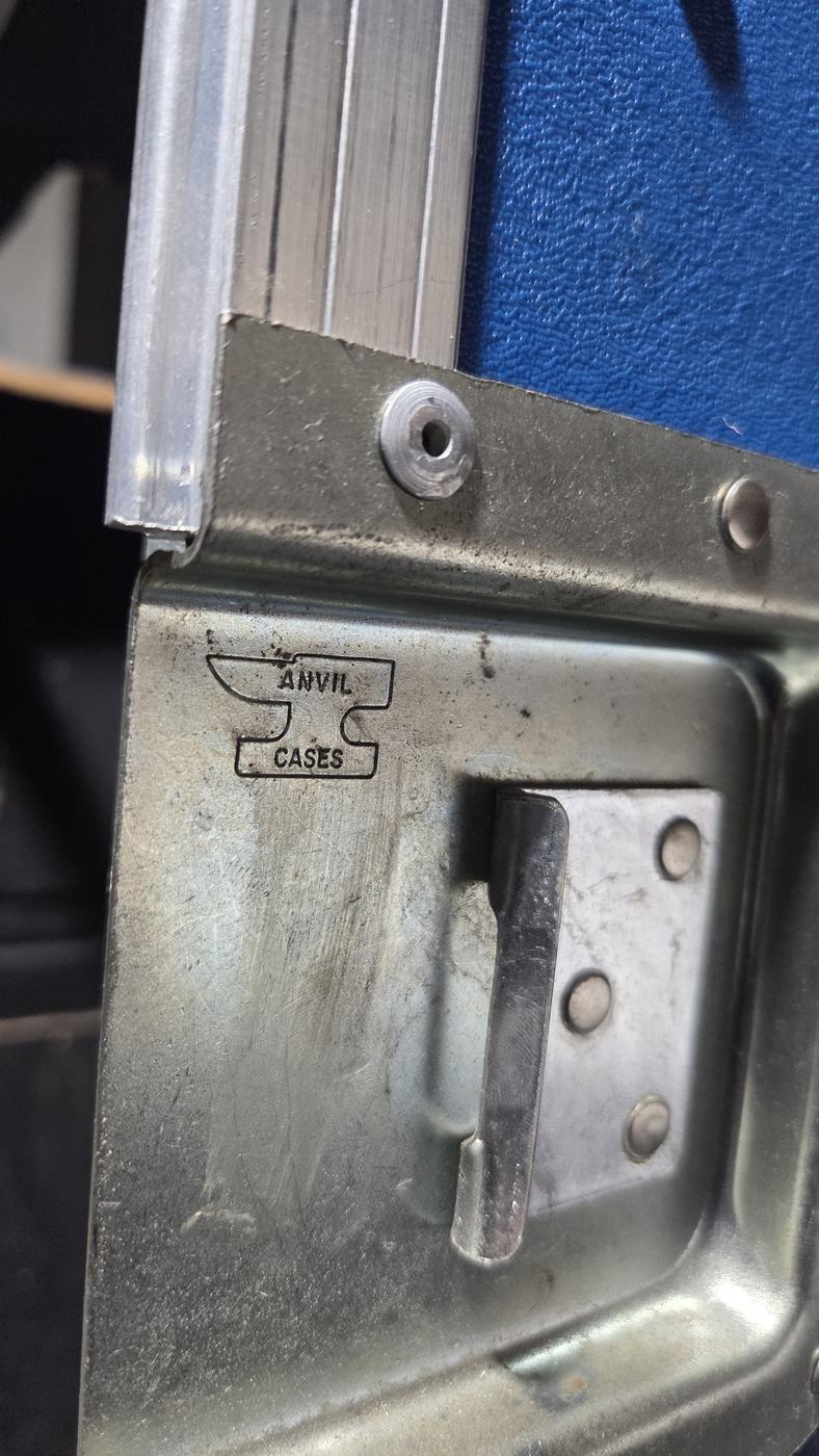 Vintage ANVIL Heavy-Duty ATA Flight / Road Case with 19" Rack Rails (Blue), photo 10