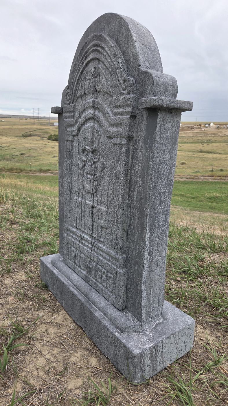 Graveyard set A, foam tombstones, photo 2