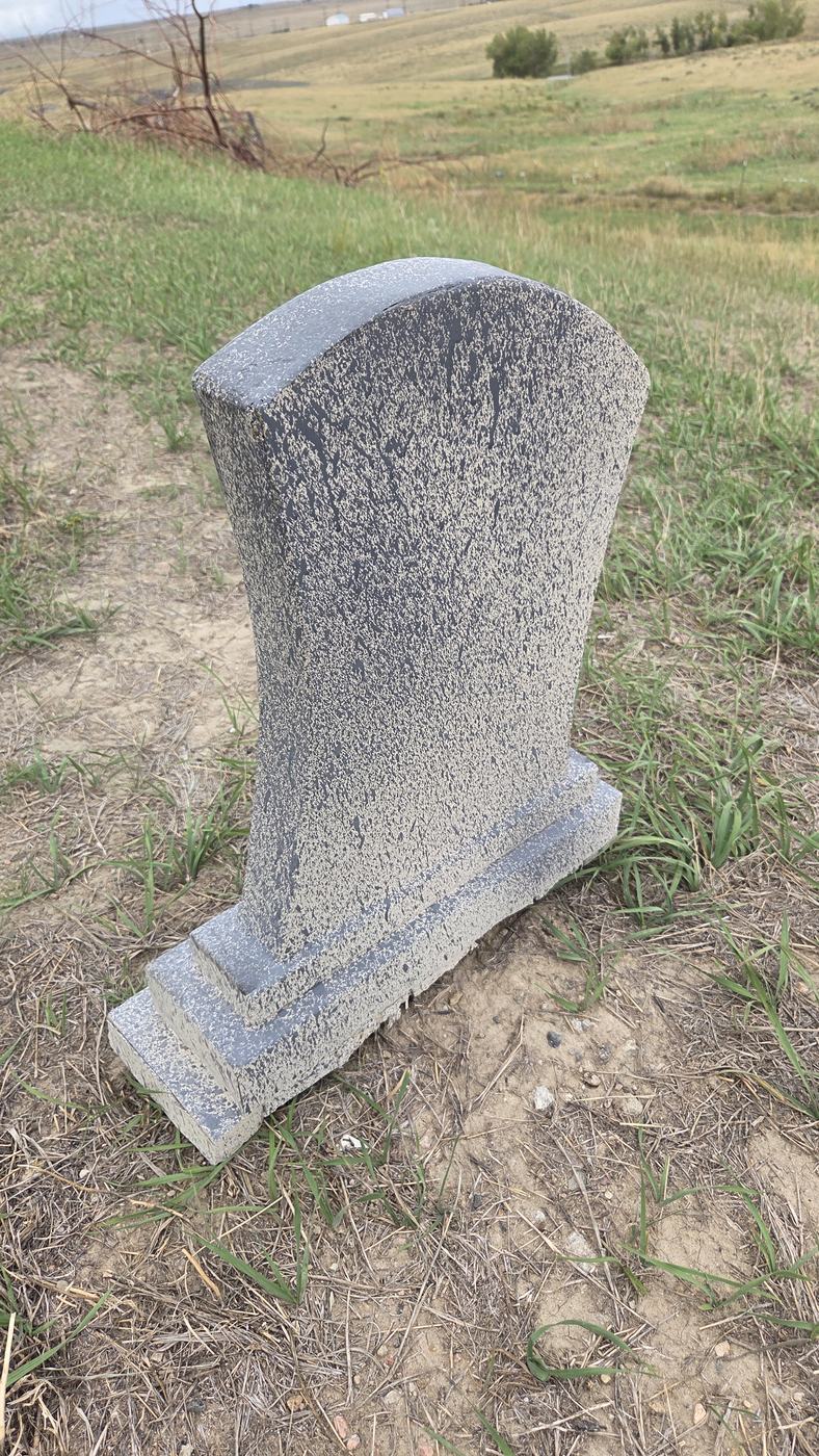 Graveyard set A, foam tombstones, photo 4