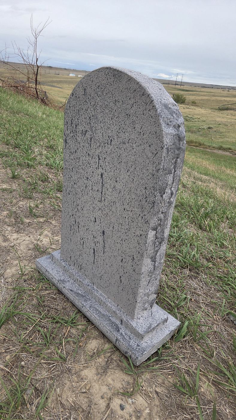 Graveyard set A, foam tombstones, photo 5
