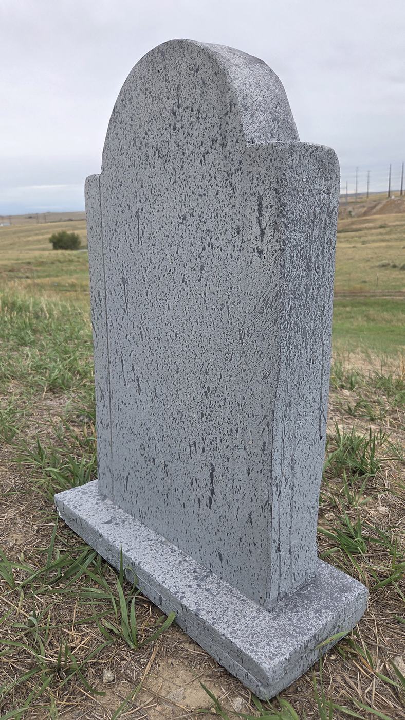 Graveyard set A, foam tombstones, photo 7