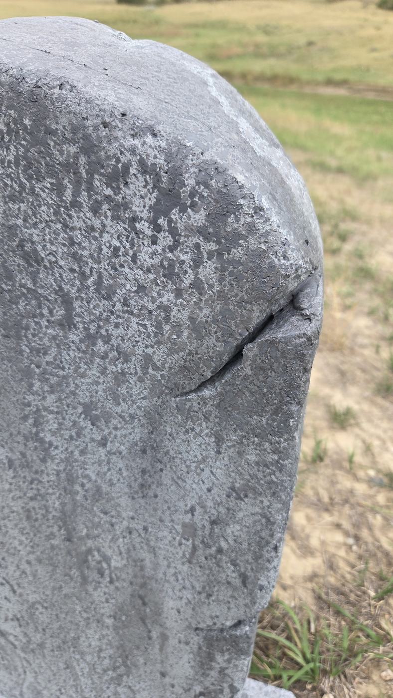 Hand-built foam tombstone TB1, photo 7