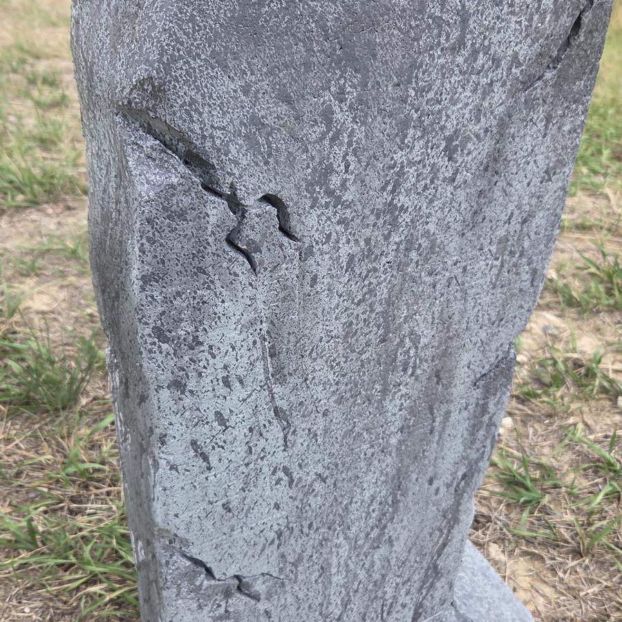 Hand-built foam tombstone TB1