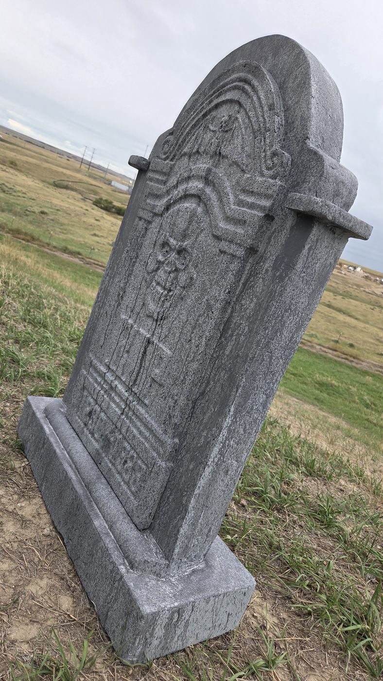 Hand-built foam tombstone TB9, photo 5
