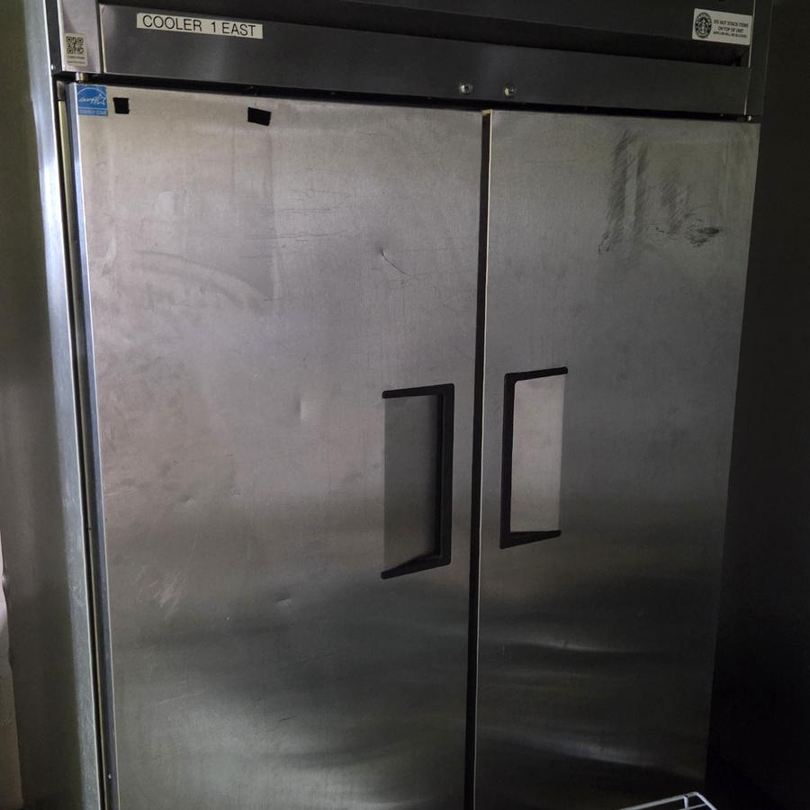 Tall double-door commercial refrigerator, unit 6