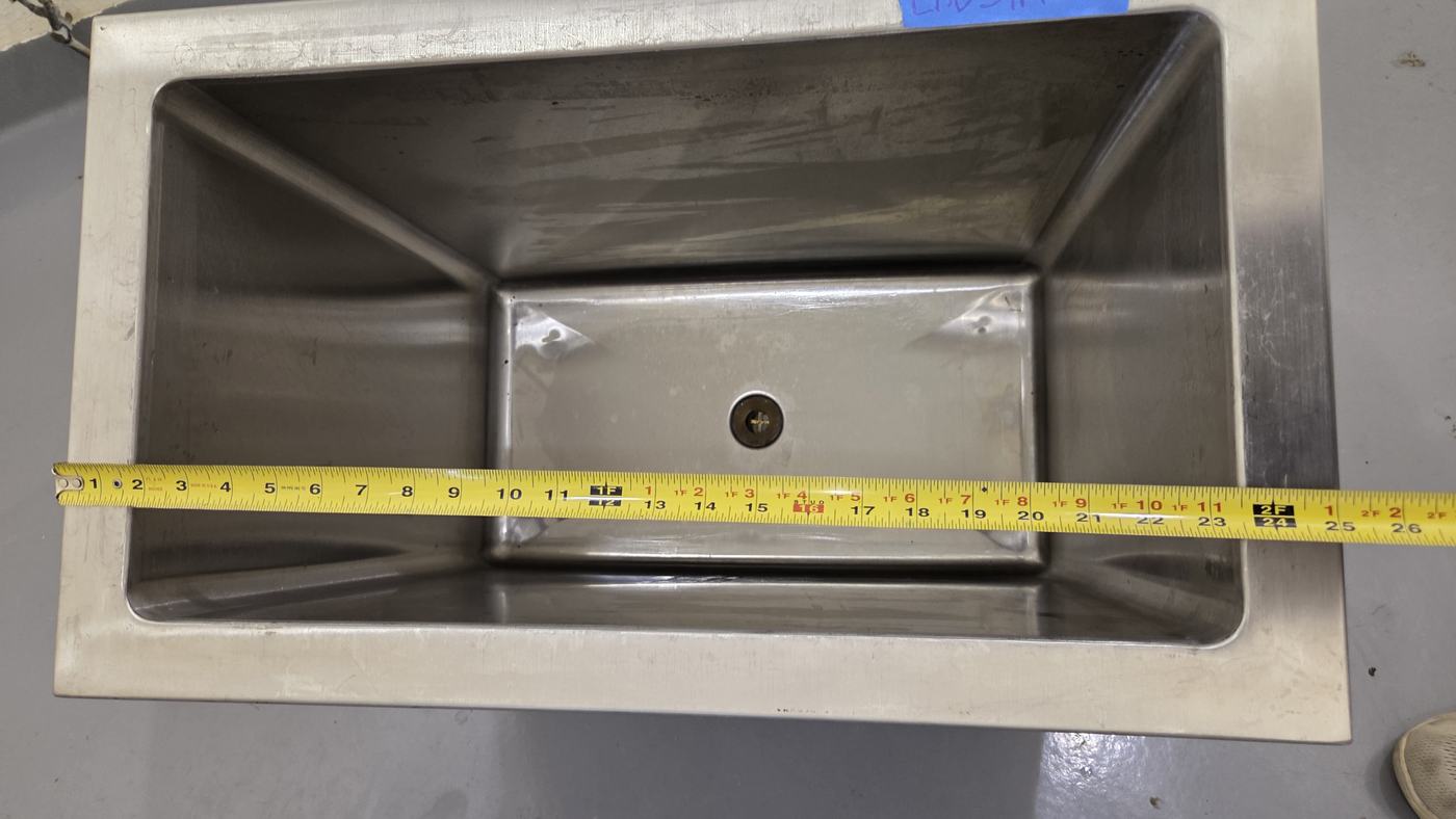 Heavy-Duty Stainless Steel Lab / Utility Drop-In Sink Basin (3), photo 7