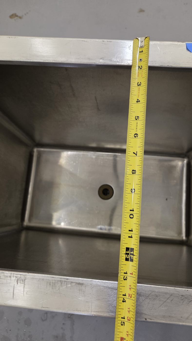 Heavy-Duty Stainless Steel Lab / Utility Drop-In Sink Basin (Extra Deep) (4), photo 7